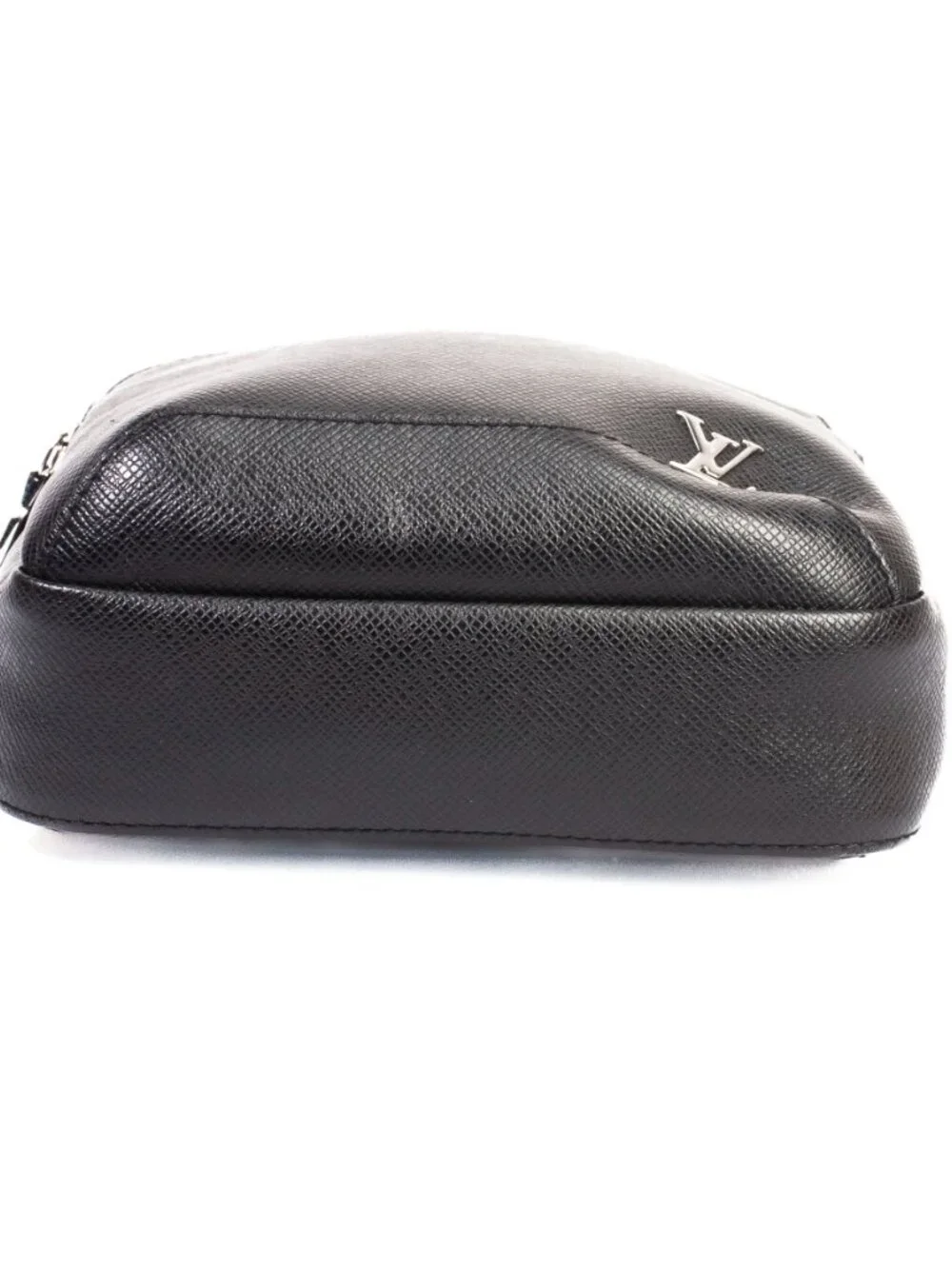 Authentic Louis Vuitton Taiga Avenue Sling Bag Glacier